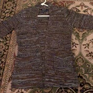 5/$20 Relativity Long Open Front Sweater Size PM